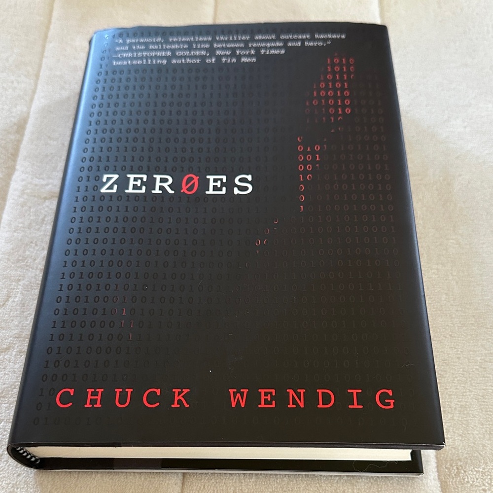 ⭐️2/$12⭐️Zeroes by Chuck Wendig Hardcover Book